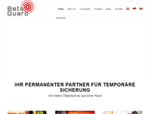 Tablet Screenshot of betaguard.de